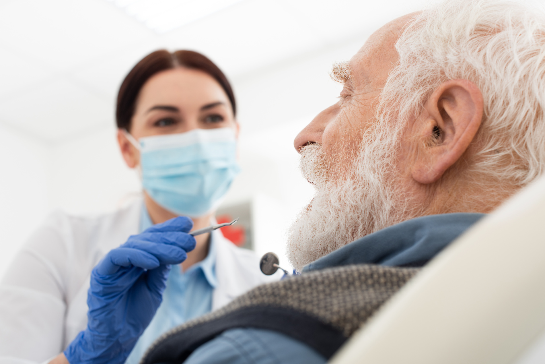 Man getting implant supported bridges in Medford MA
